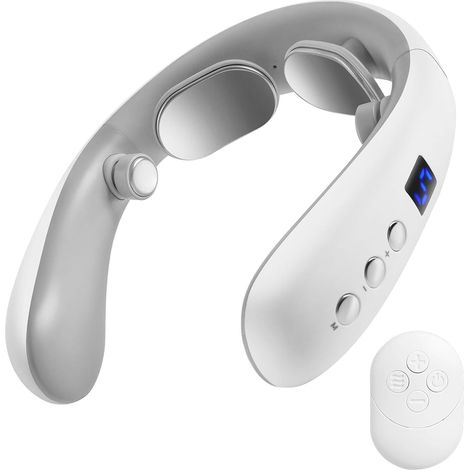 Appareil de massage électrique pour la nuque - Appareil de massage électrique pour la nuque - Appareil de massage pour la nuque - 10 modes, 16 niveaux - Appareil de massage chauffant portable - Relaxa (1/5)