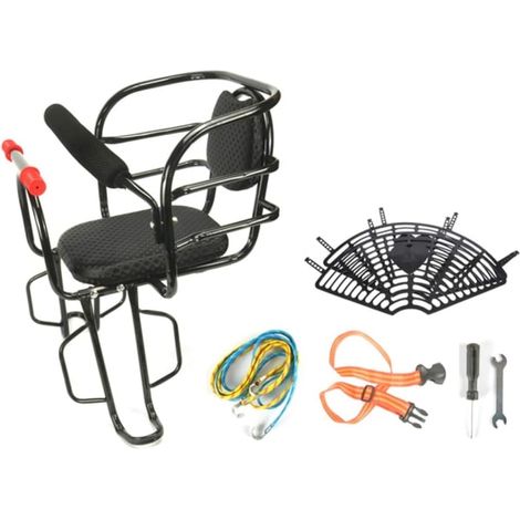 Siège enfant vélo arrière pour VTT, porte-bébé cycliste montagne, siège passager enfant vélo adulte, adapté vélo tout terrain, confortable et sécurisé. (1/5)