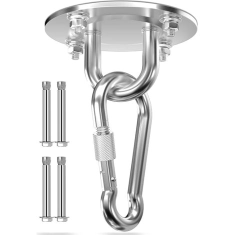 Crochet de plafond résistant rotatif à 360 ° suspension en 304 pour b Acier inoxydable Acier (1/5)