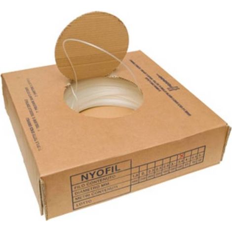 12 x FILO STENDIBIANCHERIA NYOFIL NYLON SPECIAL D 4 MM