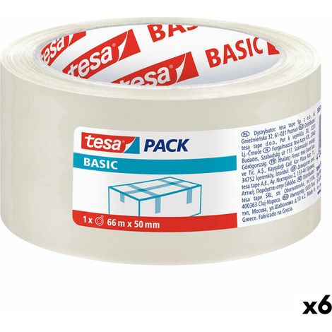 Nastro Adesivo TESA Imballaggio Trasparente 50 mm x 66 m (6 Unità) (1/2)
