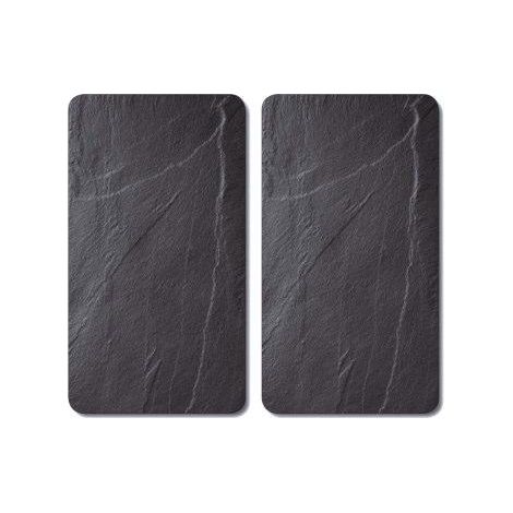 Kesper Juego de Dos Tablas de Cortar Negras 52x30 cm (1/3)