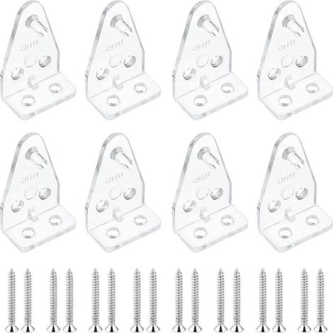 16 Pièces Crochet de Fixation Transparent pour Stores Horizontaux Supports Plastique Robuste pour Cordon de Rideau Organisateur de Cordon