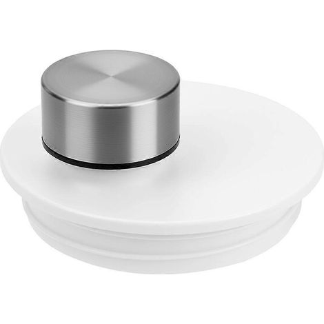 Couvercle réutilisable anti-fuite pour gobelet Stanley 40 oz, résistant aux hautes températures, ouverture d'une seule main, facile à nettoyer, blanc (1/5)