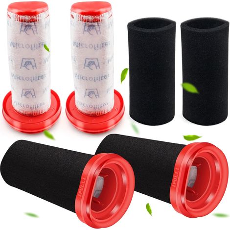 Lntyq 4er-Pack Ersatzfilter für den kabellosen Staubsauger Bosch Flexxo Serie 4 25,2 V/21,6 V BBH32101 BBH3Z0025 BBH3PETGB BBH3211GB (1/5)