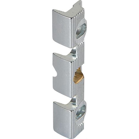 Aufschraubstück Serie 128, 44,5 x 12 x 8,5 mm, Stahl verzinkt