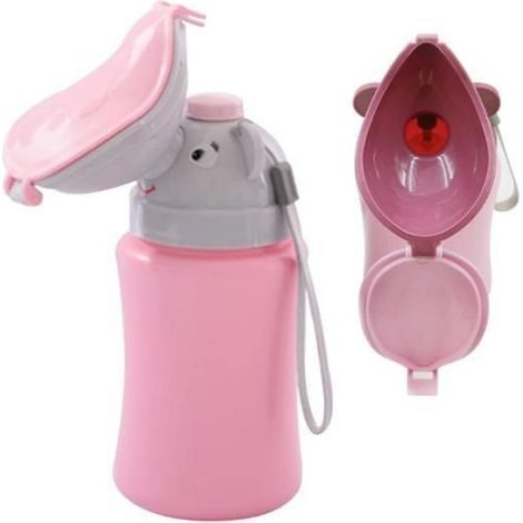 Urinoir Enfant Portable Bébé Enfant Toilettes Urgence Portative Pot de Voyage Hygiénique Urinoir de Pot de Bébé Multicolore POT (1/5)