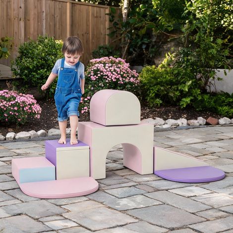 Modules de motricité en mousse EPE 7 pièces pour tout-petits (1/5)