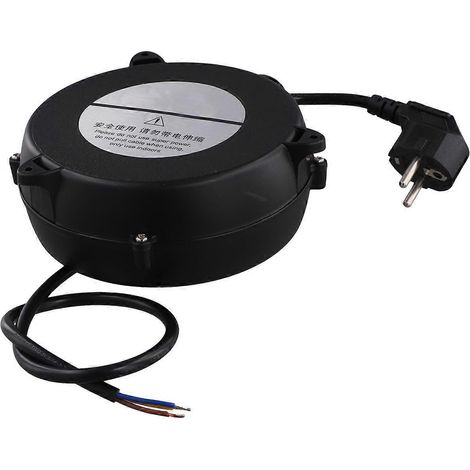 Kleine, automatische, einziehbare Drahttrommel, einziehbare Aufbewahrungsspule, automatischer Aufwickler mit EU-Stecker (1/5)