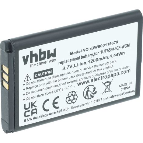 vhbw Akku kompatibel mit Wacom PTH-650-EN, PTH-650-FR, PTH-650-ES, PTH-650-IT, PTH-450-RU, PTH-650-DE, PTH-450-XX Tablet Pad (1200 mAh, 3,7 V, Li-Ion) (1/5)