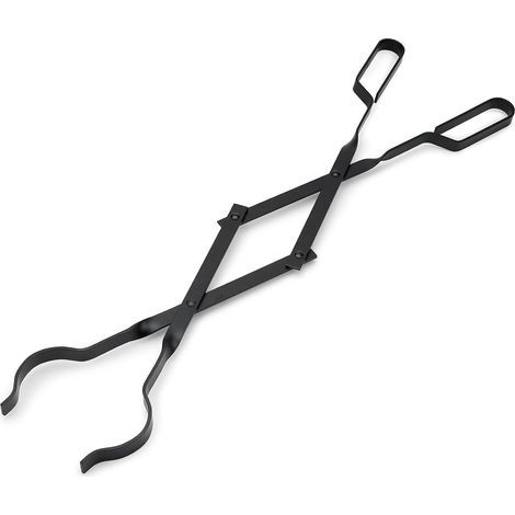 Fireplace Tongs, 66cm Firewood Tongs, Outdoor Log Tongs, Fireplace Accessories for Camp Fireplaces, Indoor Fireplaces, Outdoor Stoves (1/5)