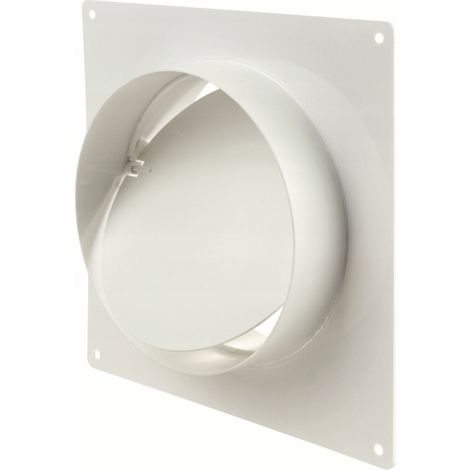 Conector de conducto Ø 125 con válvula y brida