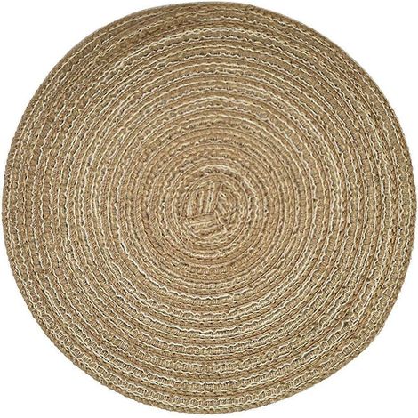 Accessoires de cuisine Tapis antidérapants et isolants thermiques Nnitting Set de table rond Tapis de table pour dîner Ensemble d'ustensiles de cuisine Set de table A 3033 A (1/3)