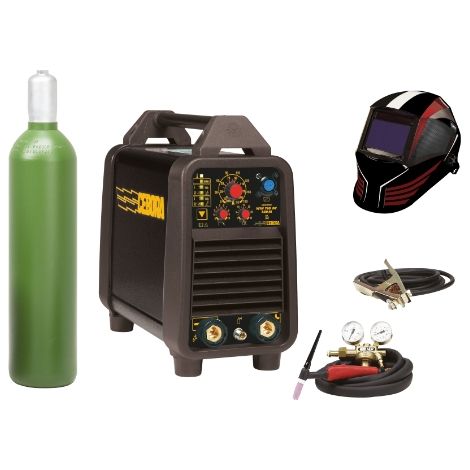 Inverter de soudage professionnel WIG-DC 'PFC' CEBORA WIN TIG 'DC' 180 M Ensemble Plug & Play