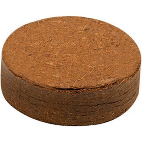 Carreaux de fibre de coco compressée de qualité supérieure 6x2cm, 100% bio. (1/5)