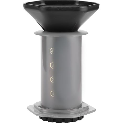 Tragbare, integrierte Kaffeemaschine mit 400 Filterpapieren für Zuhause und Büro (Schwarz) (1/5)