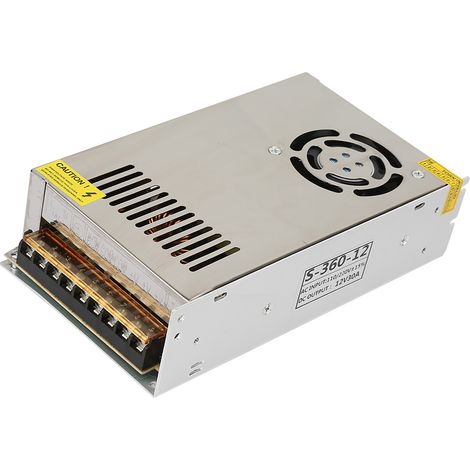 12V 30A Industrie-Netzteil mit wasserdichtem LED-Transformator (1/5)
