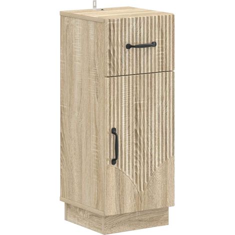 Bathroom Storage Cainet HOORN Sonoma Oak 30 x 31 x 77 cm vidaXL (1/5)