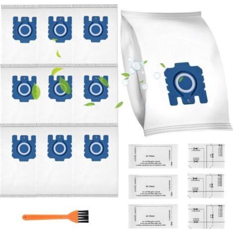 10 Sacs Aspirateur Compatibles avec Miele GN Sacs pour Classic C1 Complete C3/C2, S2 S4 S5 S6 S8 Series d'aspirateur Sacs à Poussière de Rechange avec 6 Filtres et 1 Brosse (1/5)