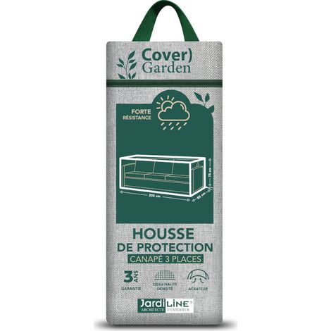 Housse de protection Cover Garden pour canapé de jardin - 3 places - 205 x 85 x 70 cm - Jardiline