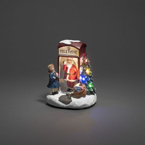 Konstsmide LED Szenerie Weihnachtsmann 12,5 cm x 11,5 cm x 16,5 cm (1/3)