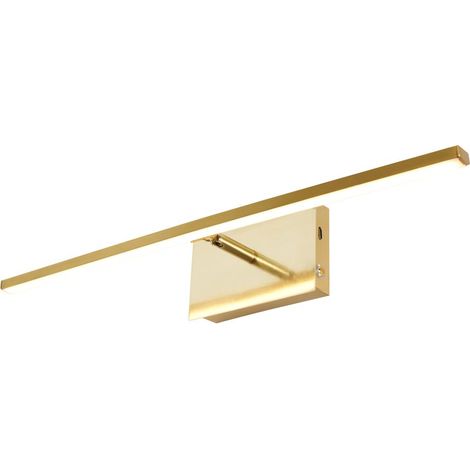 Litecraft Pablo Brass Touch Sensitive Rechargeable Picture Wall Light 2 Watt LED (1/5)