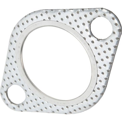 Joint de bride de tuyau d'échappement 1,75 pouce, 2 boulons, acier perforé universel pour coudes turbo et tubes de descente (1/5)