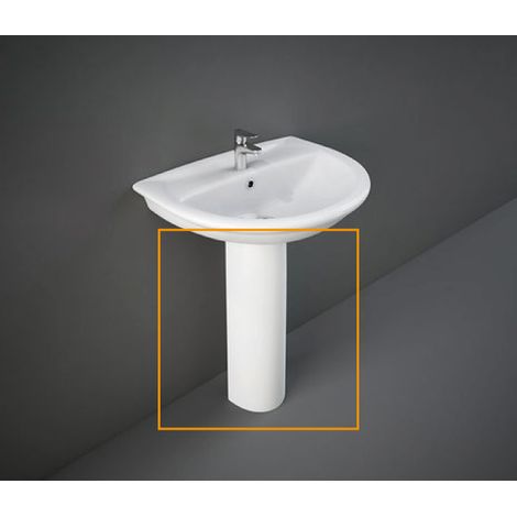 RAK CERAMICS - KARLA COLONNA PER LAVABO FINITURA BIANCO KAPD00001