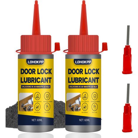 60ml2 Lubrifiant pour Serrures, Graphite en Poudre, Lubrifiant Serrurerie (1/5)