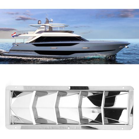 Le couvercle de ventilation à cinq compartiments en acier inoxydable marin avec grille carrée est adapté aux navires. (1/5)