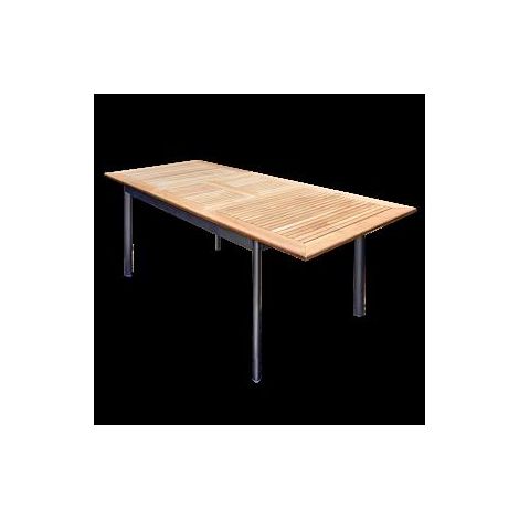 Tisch Monza ant. ausziehbar 152/210x89cm Alu-Teak