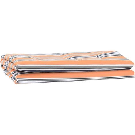 Toile de remplacement pour auvent, bleu-orange, 1000 x 160 cm (1/5)
