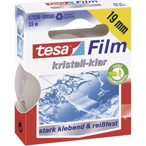 Tesa 57330 Cinta adhesiva transparente 19 mm x 33 m