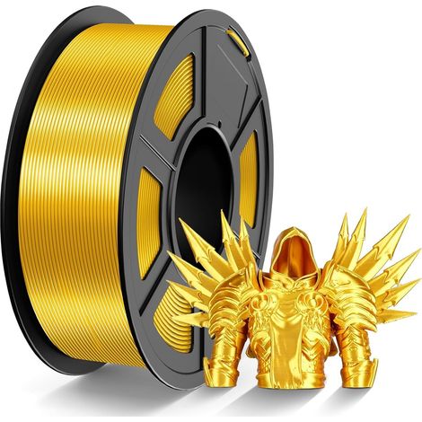 PLA Silk Filament 1.75mm 1KG Or (1/5)