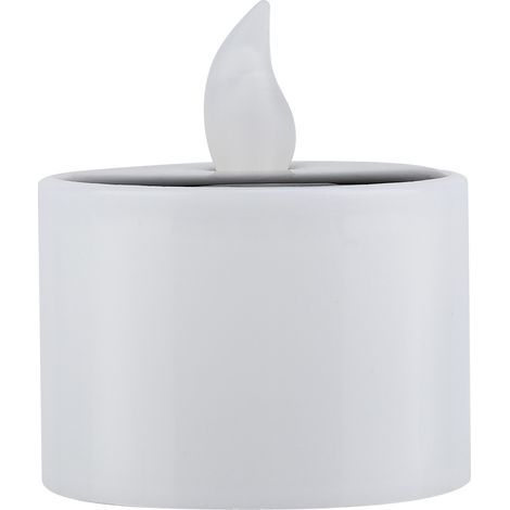 Waterproof battery-powered LED tea light, flameless candle, solar-powered hotel glow for festival celebrations (1/5)