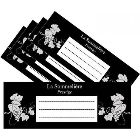 Lot de 10 étiquettes pour tiroirs à vin RET3 - La Sommelière