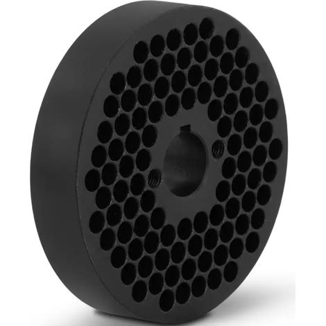 Stampo per la pressa per pellet WIE-PM-1500 WIE-PM-500, dia. 120 mm fori 6 mm (1/4)