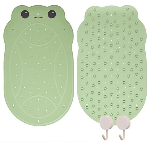 Tapis de Bain Enfant en Forme de Grenouille - Antidérapant Sans BPA - Amusant pour Salle de Bain (1/5)