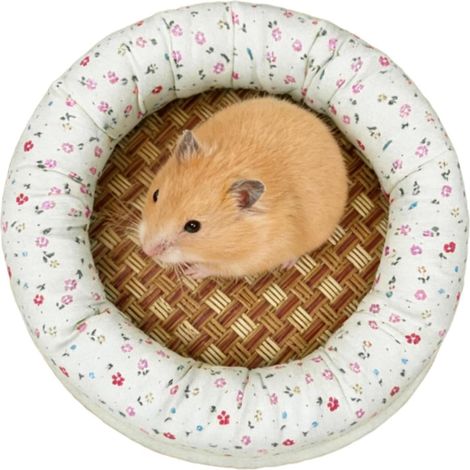 Lit pour Chinchilla Respirant avec Motif Floral Mignon et de Forme  Nid en pour Petits Animaux pour Cage Hérisson Écureuil Repos Sommeil (1/5)