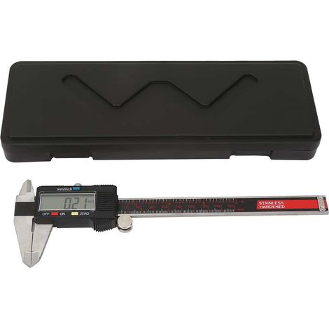 Digitales Mikrometer aus Edelstahl, 0–150 mm, Messbereich (1/5)