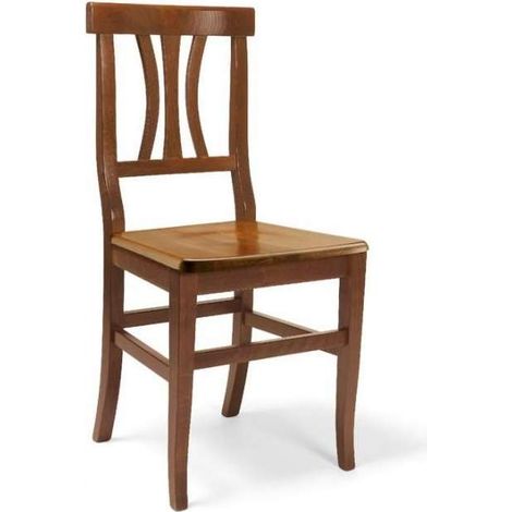 Landia Sedia in Legno Noce - Design Elegante e Robusto - Comfort Ideale (1/3)