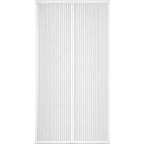 Magnetic Fly Screen Curtain without Drilling White 80x210 cm (1/5)