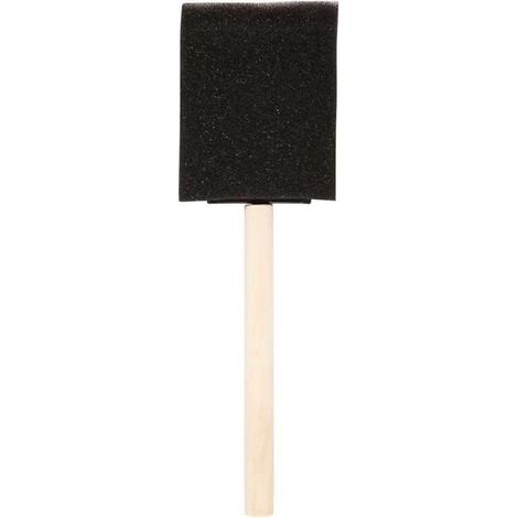 Manche court en bois avec tampon éponge de qualité. réf 10446