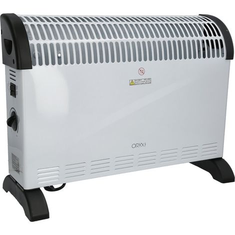 Radiatore elettrico oryx Termoconvettore grigio 2000W compatto (1/5)