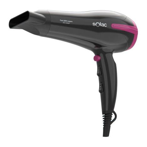 Secador de pelo - SOLAC - Ultra ligero - 2200 W - 340 g - 3 temperaturas