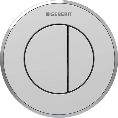 Geberit Typ 10 Fernbetätigung pneumatisch, für 2-Mengen-Spülung, UP-Drücker (1/4)
