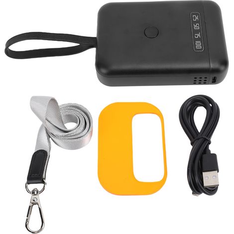 Lampe LED pour extensions de cheveux, lumière blanche, séchage rapide en 5 secondes, lampe portable pour salon de coiffure à domicile, noire (1/5)