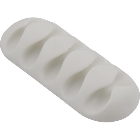 TRU COMPONENTS Kabelhalter selbstklebend TC-6646556 Bündel-Ø-Bereich 6 mm (max) Weiß 1 St.