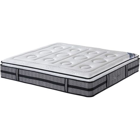 Matelas 140 x 190 cm ressorts 5 zones et surmatelas latex - HELIOS (1/2)