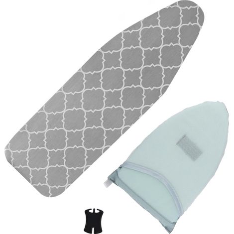 2 Ensembles De Couvre-Table À Repasser Et Gant De Repassage, Couvre-Table À Repasser Réfléchissant La Chaleur avec Boucle pour Le Doigt, pour Table À Repasser À Vapeur Et Centrifugeuse À Vapeur (1/5)